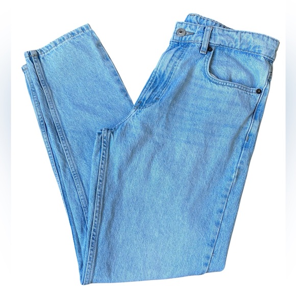 Zara Light Blue Straight Leg Jeans Size 30 - Picture 2 of 13
